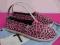 TOMS PANTERKA RÓŻOWE ORYGINALNE + WOREK 31 19,5 CM