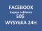 Kupon Voucher Facebook ADS 50$ 165ZŁ reklama 24H!