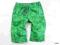 next zielone kolorowe letnie spodenki r 140