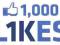 FACEBOOK-1000 Realnych Fanów Lubię TO,Like POLACY