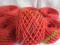 WŁÓCZKA wełniano-akrylowa czerwona 56dkg