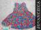LADYBIRD _ NIEBIESKA SUKIENKA W KWIATKI  86 12-18m