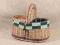 WIKLINOWY KOSZYK NA PIKNIK Z OBSZYCIEM WIKLINA
