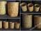 ZESTAW, CZTERY KOSZE, WYSOKIE, POJEMNE KOSZYKI