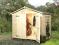 Solidny domek z drewna 2x2m, ogrodowy, narzędziowy