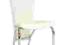 KRZESŁO METALOWE H-37 KREM KRZESŁA EKOSKÓRA