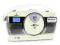 auna Radio FM CD/MP3 USB Battery - Cream