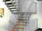 schody metalowe stalowe inox drewniane stopnie