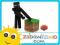 MINECRAFT RUCHOMA FIGURKA ENDERMAN + AKCESORIA