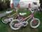 ROWER DLA DZIEWCZYNKI PINK ANGELS 16 cali. 2 szt.