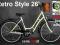 Nowy rower Retro Style 26' z PL! wiklina Gratis!!!