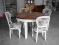 Stół i 4 krzesła,meble shabby chic,provance