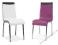 Krzesło kuchenne konferencyjne H161 białe fiolet