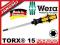 Wkrętak do pobijania WERA Kraftform torx 15, T15