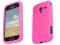 Pink elastyczne etui Samsung i8160 Ace2 +folia wym
