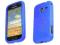 Blue elastyczne etui Samsung i8160 Ace2 +folia wym