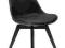 Krzesło Gina Czarne Nogi Bess Drewniane Czarne