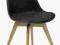 Krzesło Gina Czarne, Nogi Bess Drewniane