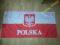 FLAGA POLSKI POLSKA Z GODŁEM 68x136 MŚ 2014 GRATIS