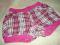 ** krótkie spodenki w kratkę **