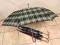 Parasol parasolka długa dł 79cm śr 98cm krata
