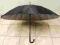 Parasol parasolka długa dł 80cm śr 95cm czarna
