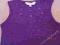 Nowa! Fioletowa tunika z dużymi cyrkoniami