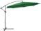 PARASOL OGRODOWY NA WYSIĘGNIKU 3 M ZIELEŃ