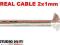 REAL CABLE CAT 100020 Kabel  dla wymagających