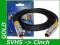 Kabel wtyk SVHS S-VIDEO wtyk RCA CINCH 7.5m GOLD