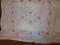 PIĘKNY HAFTOWANY ADAMASZKOWY OBRUS