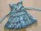 Piękna sukienka w kwiatki  18-24 mce