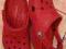 CROCS śliczne M3 W5 35/36 jak NOWE bordowe