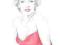 MARYLIN MONROE unikatowy rysunek 100x70cm