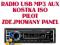 RS4A RADIO SAMOCHODOWE MP3 ZDEJMOWANY PANEL