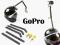 RAMIĘ WYSIĘGNIK 31cm Na KASK GOPRO Hero3 3+ Go PRO
