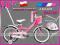 POLSKI ROWEREK 16 DLA DZIEWCZYNKI ROWER + KASK+KIJ