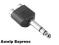 Hama Adapter Rozdzielacz Jack 6,3mm - 2X RCA Cinch