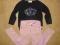 Spodnie H&amp;M i sweterek Zara roz.110