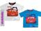 108 t-shirt bluzka CARS roz. 116/122 niebieska