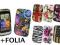 Etui gumowe FLOWER CASE HTC WILDFIRE S +FOLIA