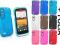 MAT SHINY GEL CASE HTC DESIRE X + FOLIA