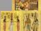 pocztówki EGIPT Bóstwa mitologiczne Egiptu F 3 szt
