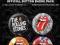 THE ROLLING STONES - 4 przypinki 3,8cm