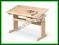 Biurko młodzieżowe JULIA sosna regulowany blat