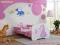 ŁÓŻKO ŁÓZKA BAJKOWE RÓŻOWE 160X 80 BEZ SZUFLADY