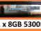 1x 8GB PC2-5300F DL360 DL380 ML350 G5 x3650 X3550