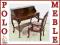 NOWY DREWNIANY STYLOWY SEKRETARZYK 119040
