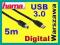 KABEL USB 3.0 A-B 5m HAMA *SKLEP WARSZAWA*