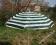 parasol ogrodowy plażowy  160 cm 1,6 m zielony